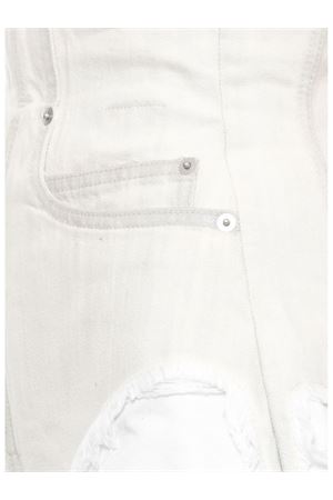 Shorts Dirt Cutoffs in denim bianco RICK OWENS DRKSHDW | DS01F4313DMW51